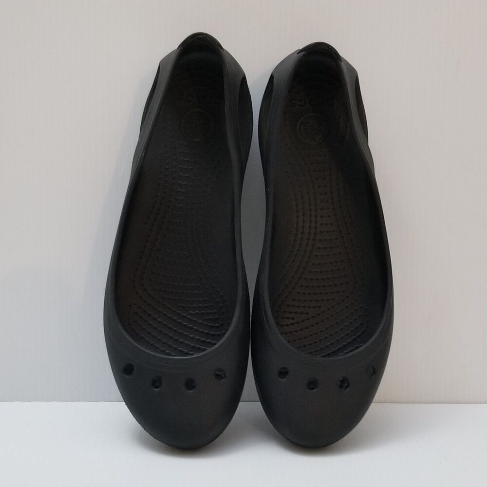 Crocs Kadee Womens Size 9 Slingback Comfort Work Flats Ballerina Slip On Shoes